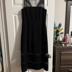 Elegant Black Sleeveless  with 2 pockets  Dress size 12